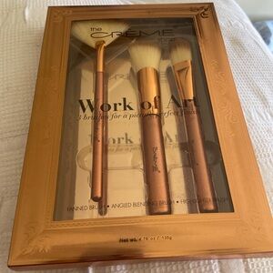 Work of Art Makeup Brush Set - Gold